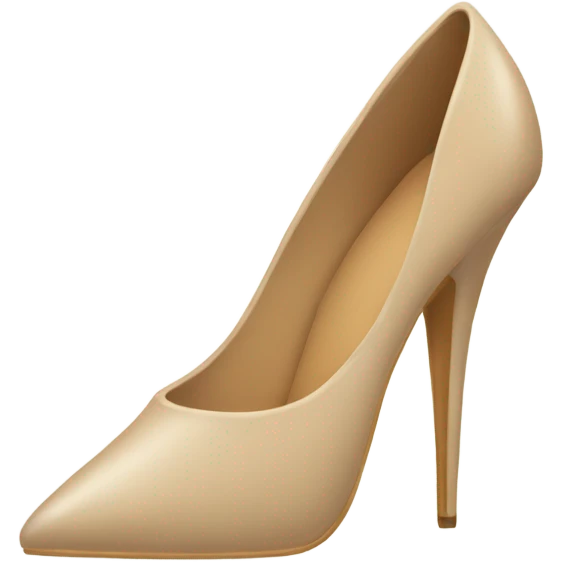 Beige stiletto emoji