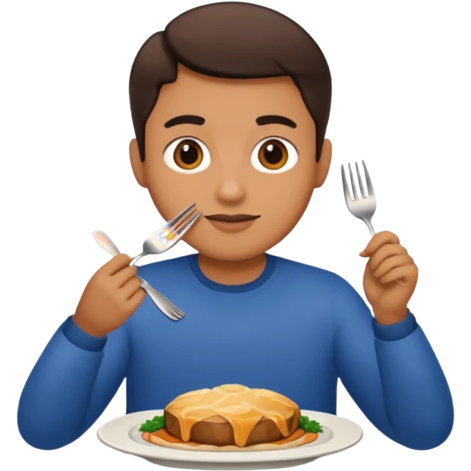 PERSON HAVING DINNER emoji