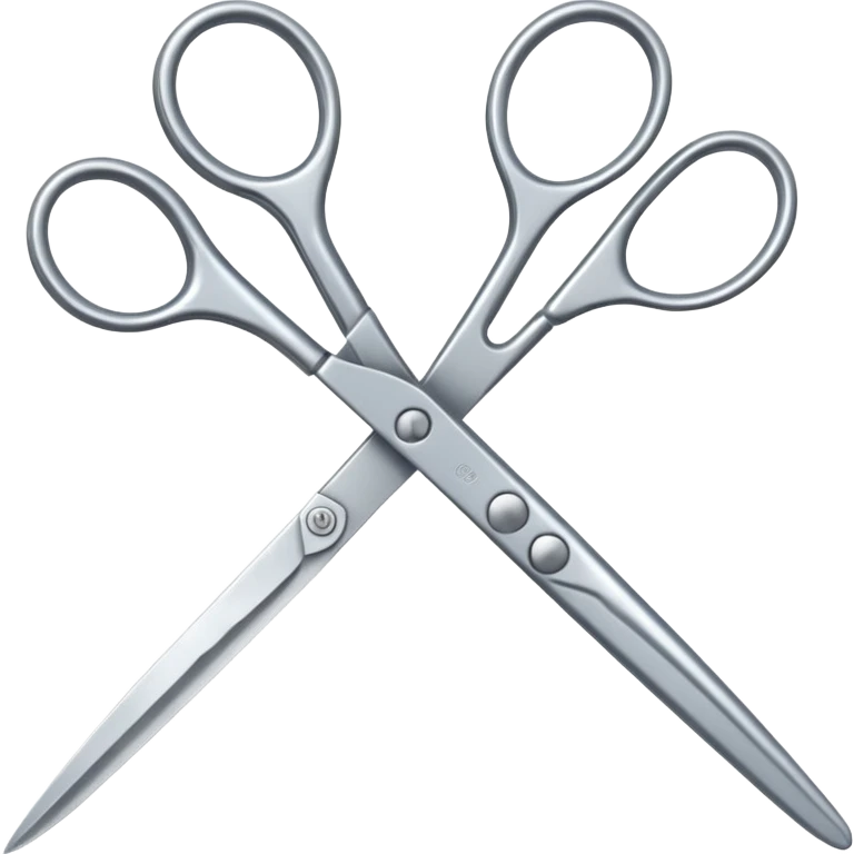 silver scissors emoji