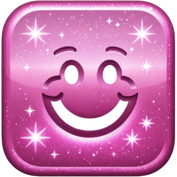 glitter pink simbolo Douyin emoji