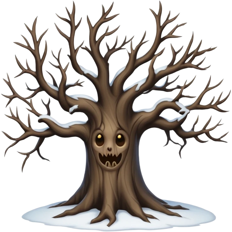 cursed tree in winter



















 emoji