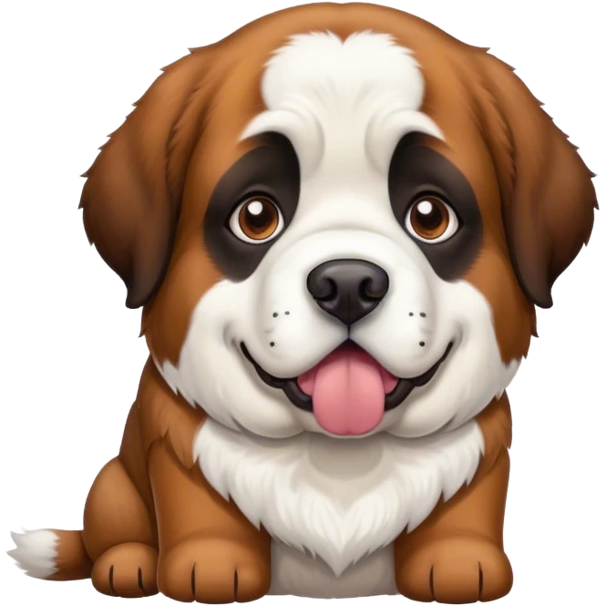 Saint Bernard dog emoji