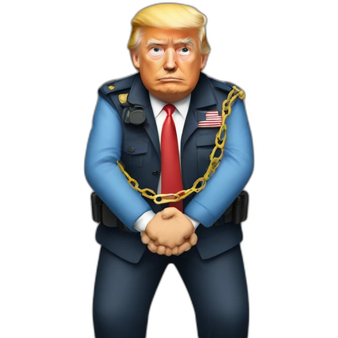 trump-in-handcuffs emoji