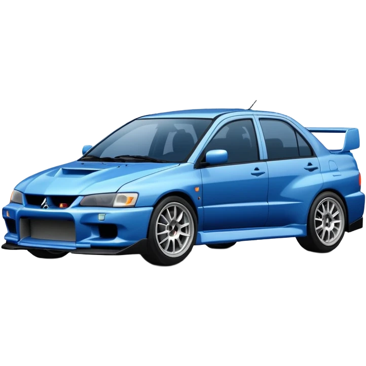 Mitsubishi Lancer Evo VI best view with some cool prints emoji