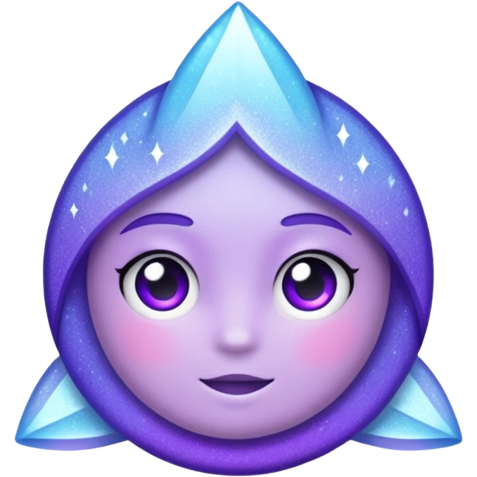 glitter frost cian and purple emoji