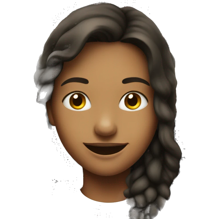 smiling girl in car interior emoji
