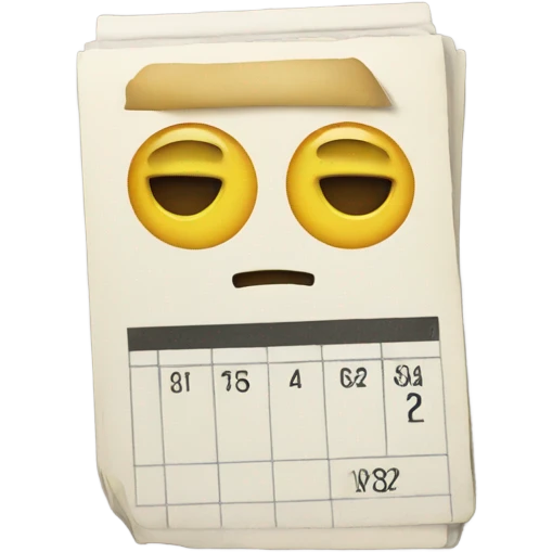 Time card due  emoji