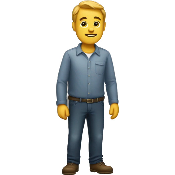 Homme qui bave énormément  emoji