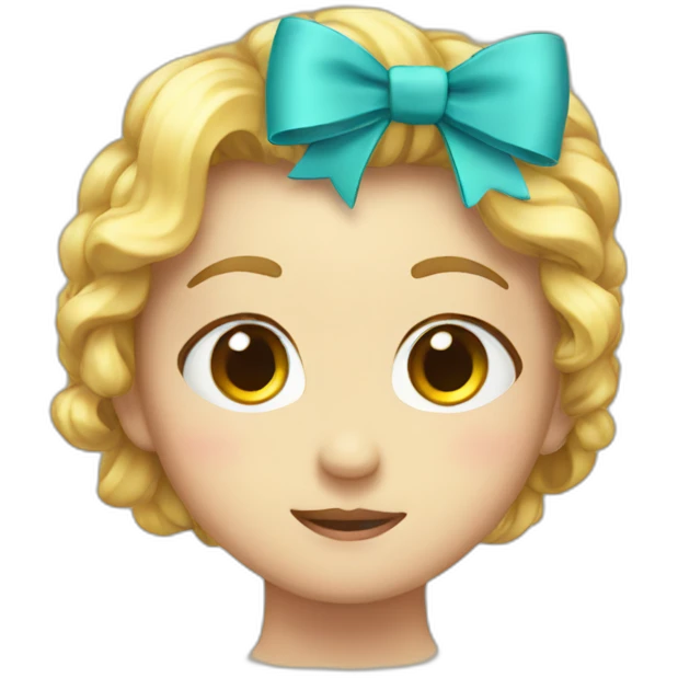 cute bow emoji