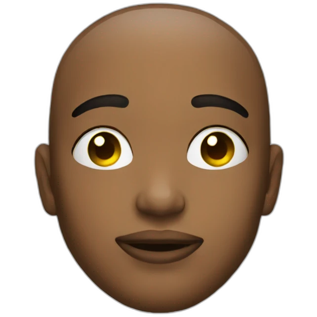 raver person clear skin emoji