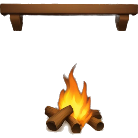 camp fireplace emoji