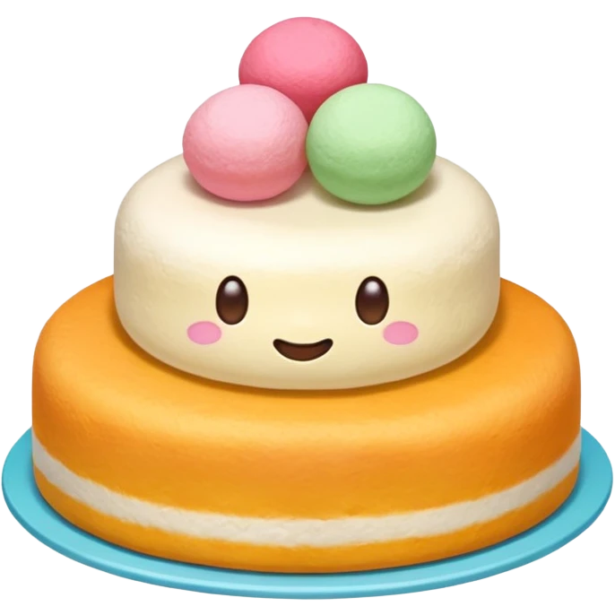 Cake mochi emoji
