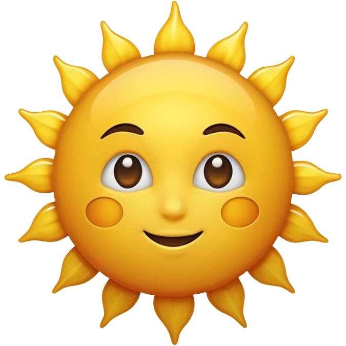Sun  emoji