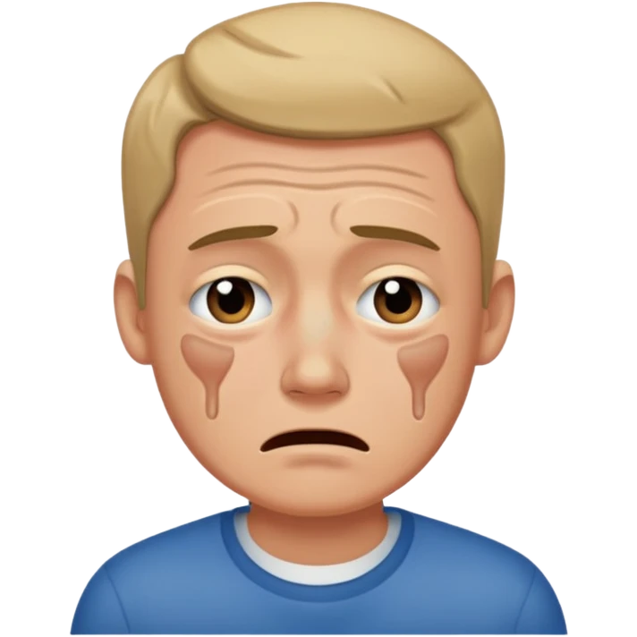 burnett man crying emoji
