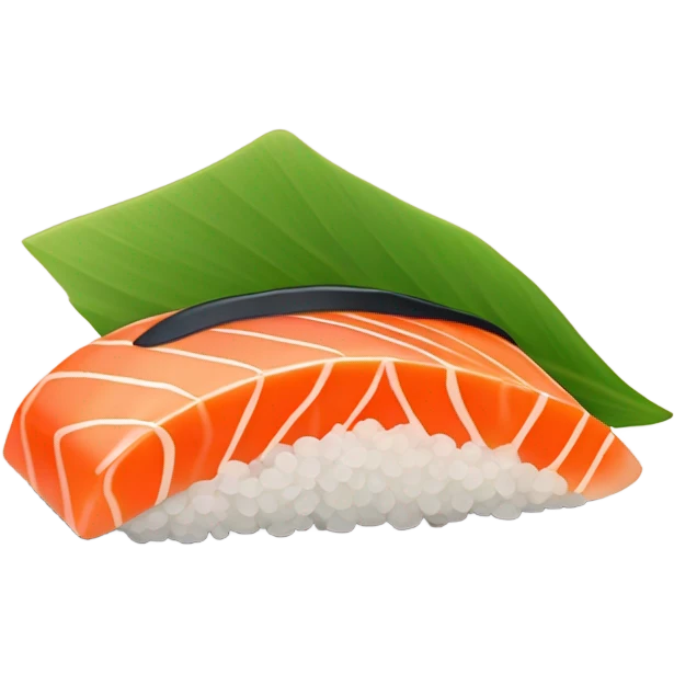 Salmon sushi emoji