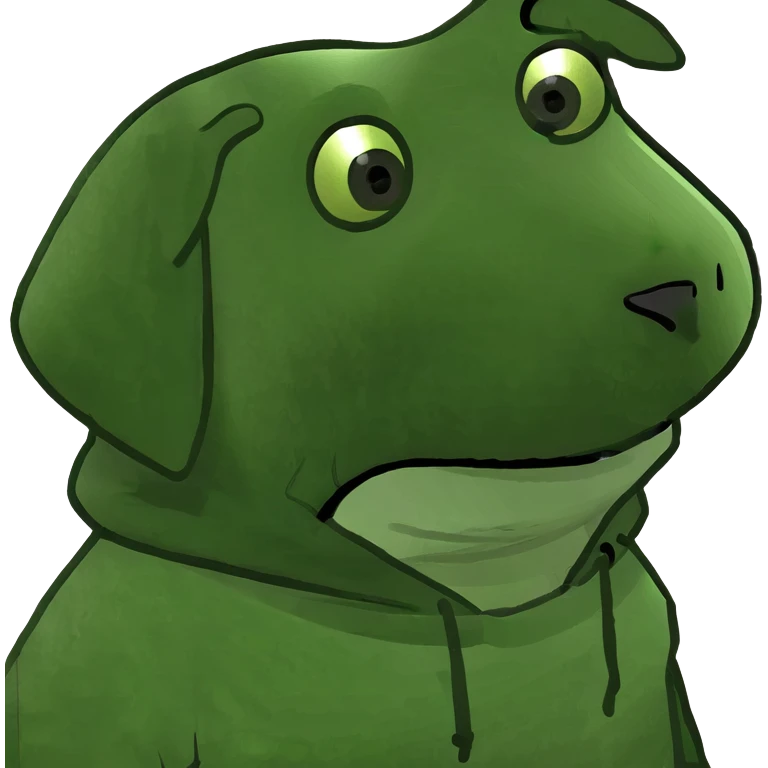 dog wearing a hoodie emoji