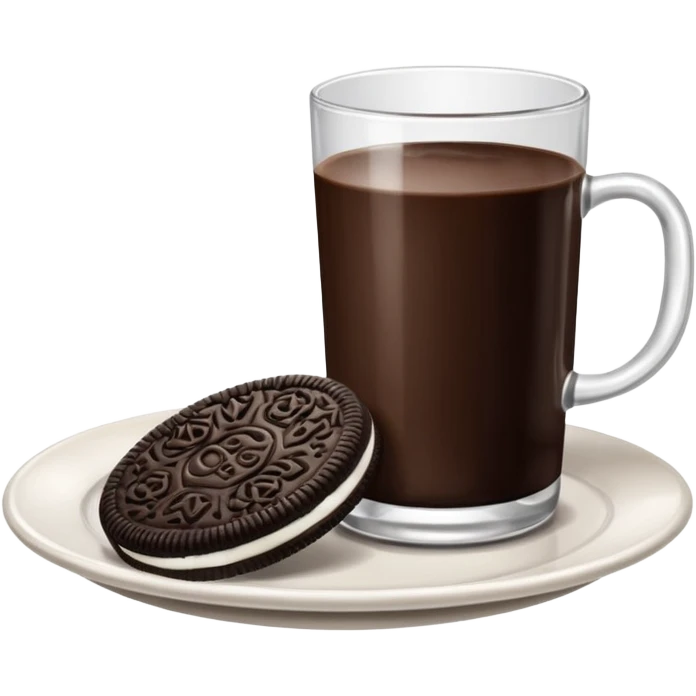 oreo with milk emoji