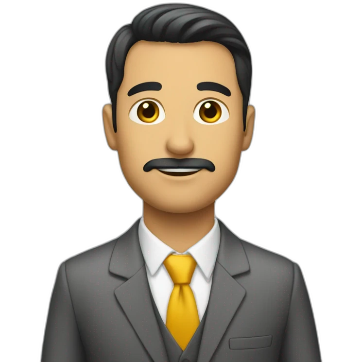 hombre de traje emoji