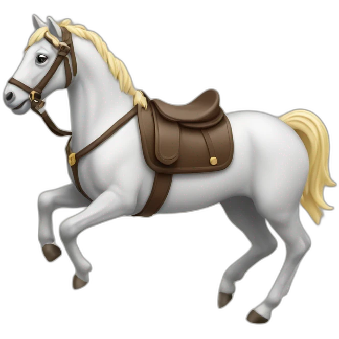 Cheval qui saute emoji