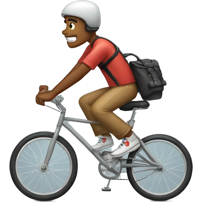 srhimp ridding a bike emoji