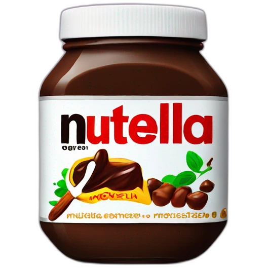 Nutella glas emoji