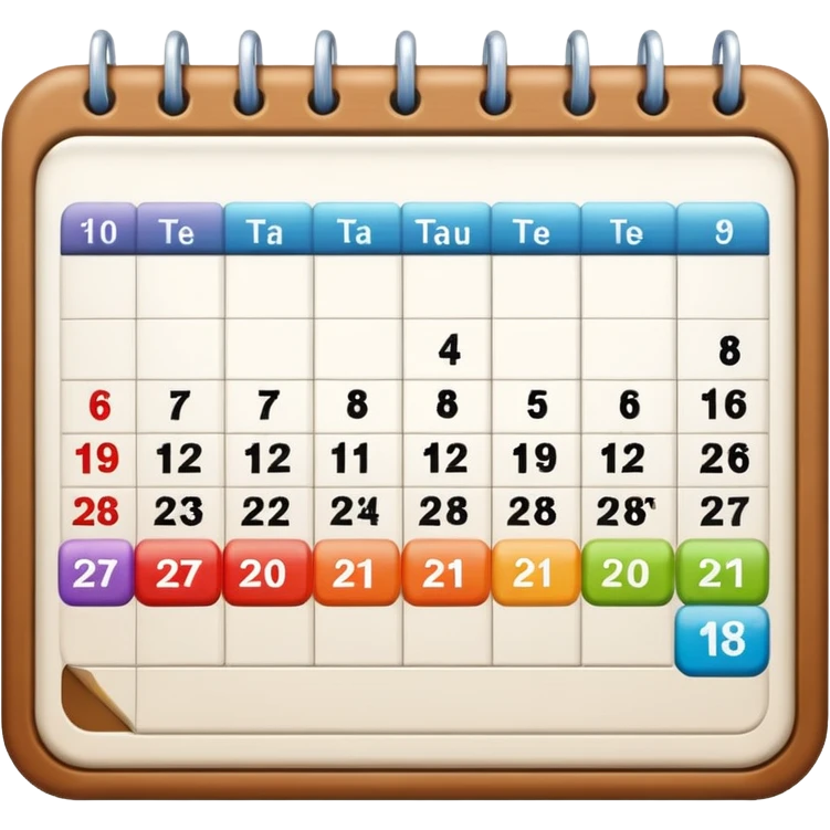 calendario emoji
