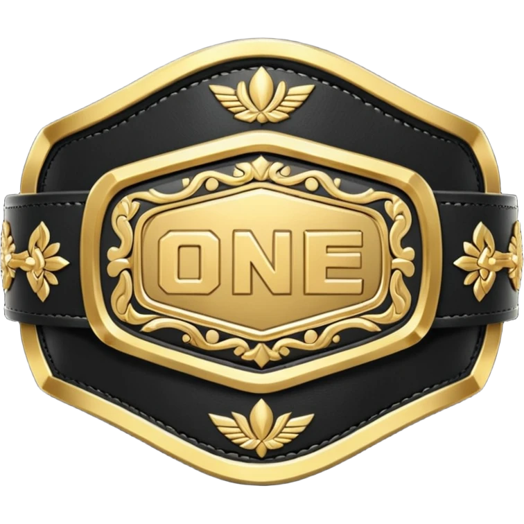 One Championship --Belt emoji