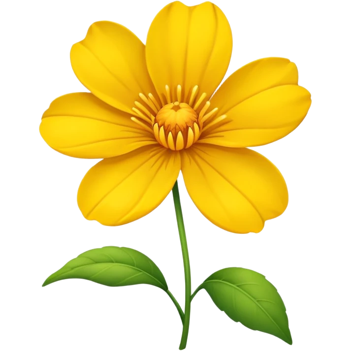 yellow flower emoji
