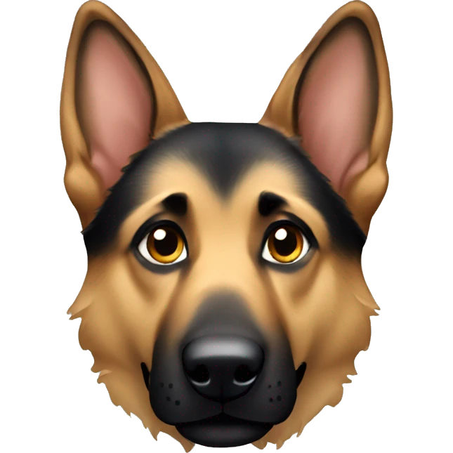 German shepherd  emoji