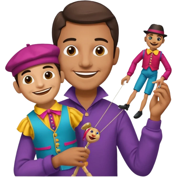 Street Puppet Performer man emoji