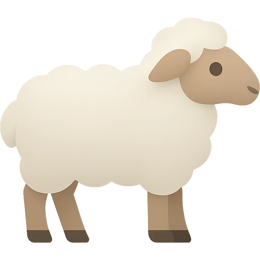 Sheep emoji