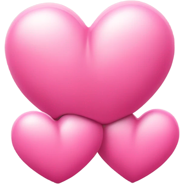 Two Pink hearts emoji