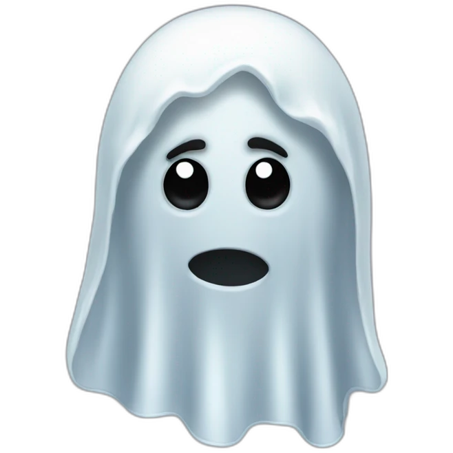 Childish ghost emoji