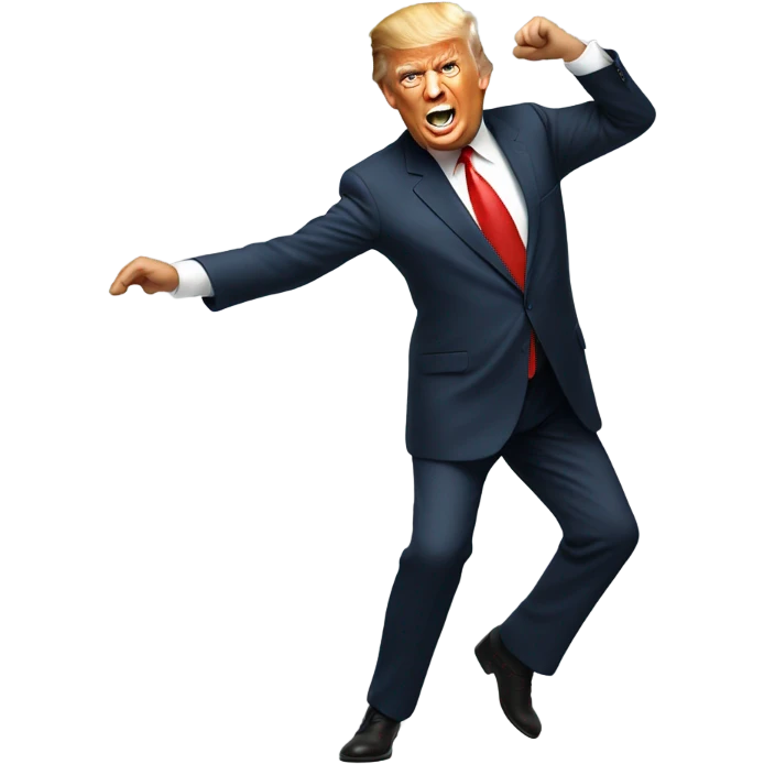 Donald Trump dancing emoji
