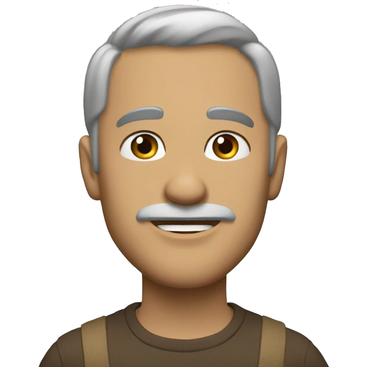 Мужчина курит кальян emoji
