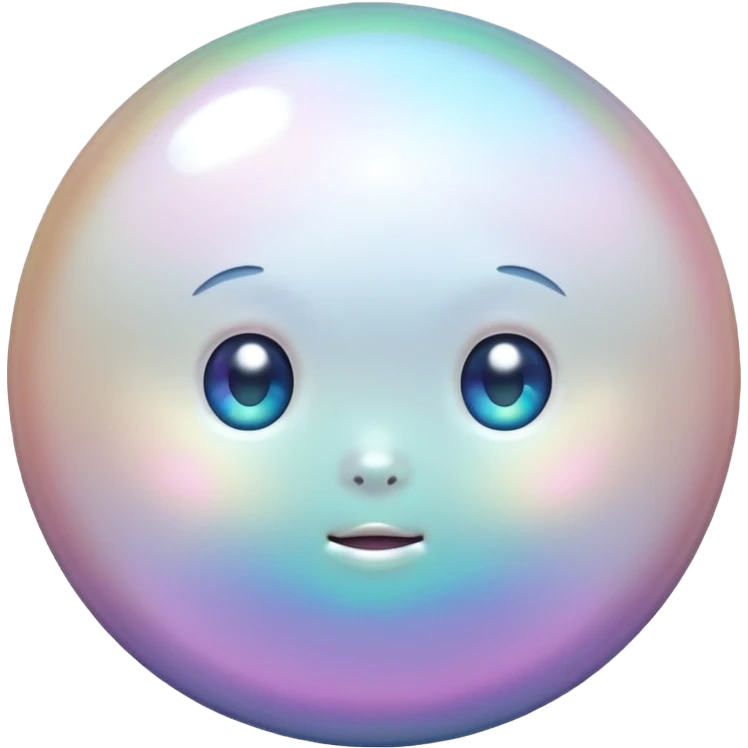 a pearl emoji