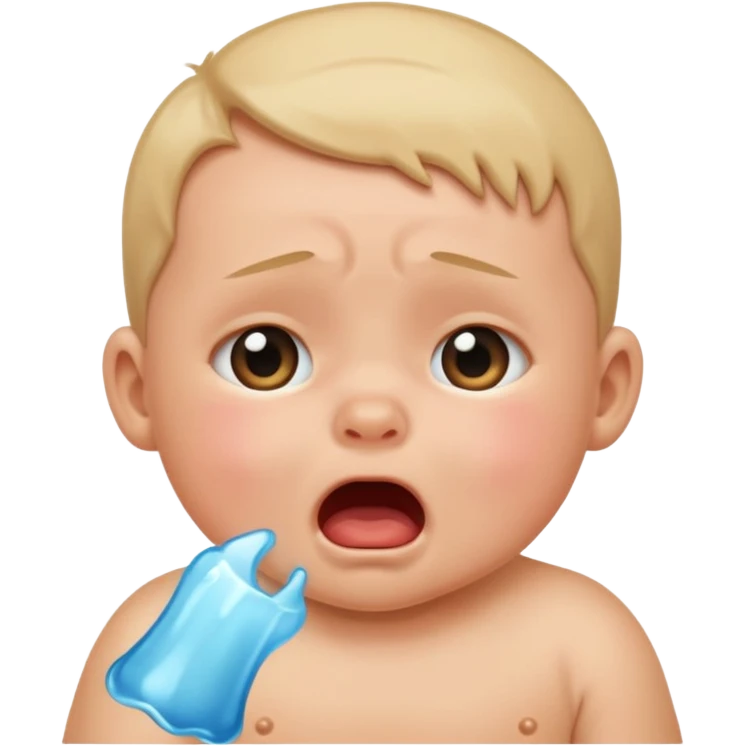 Loud baby emoji