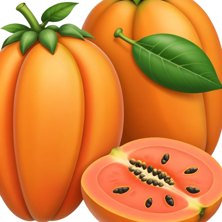 Papaya fruit emoji