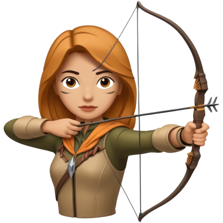 Woman hunter emoji