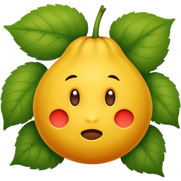 Can you make an emoji smiling back at me while showing his butthole? emoji