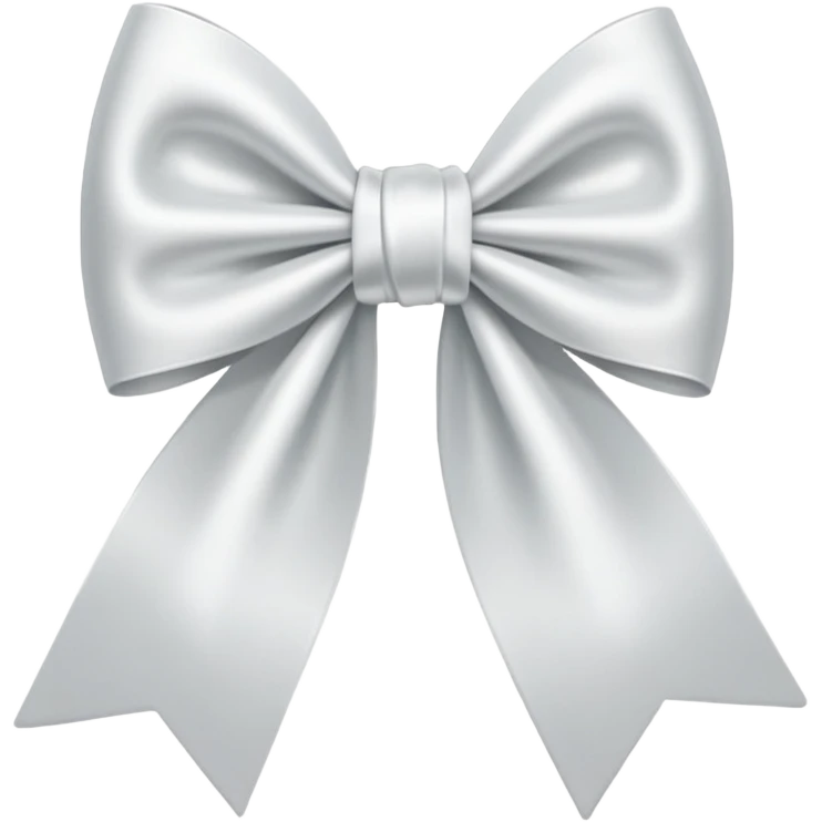 White bow emoji