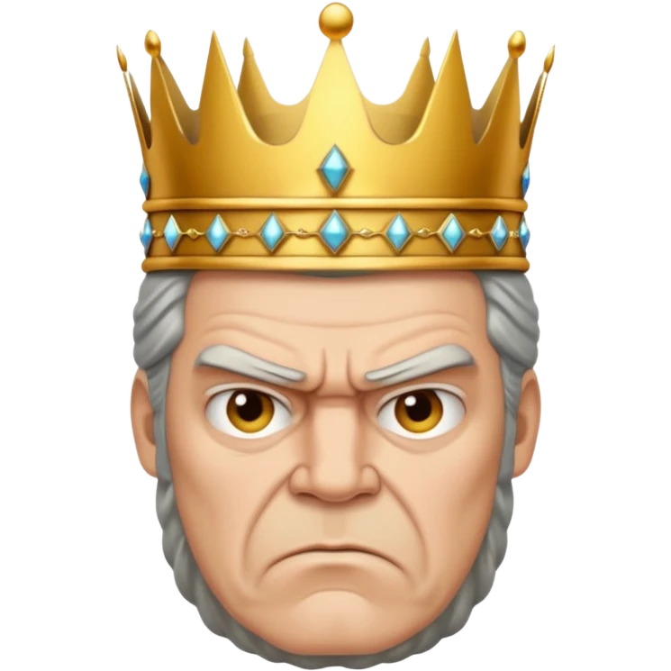 angry king emoji