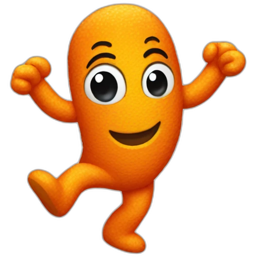 Dancing cheetos emoji