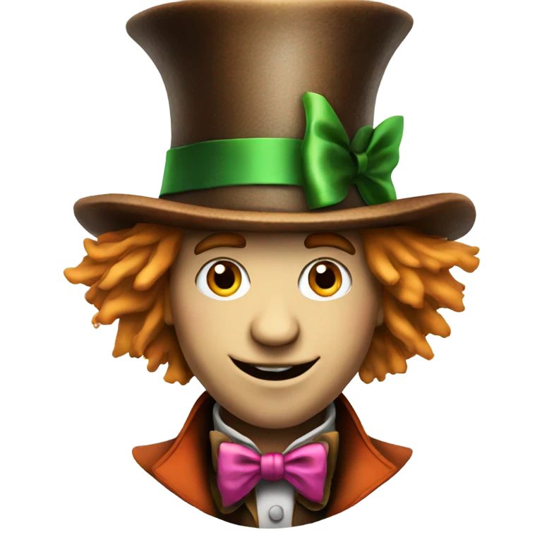 Mad hatter wearing a Christmas hat  emoji