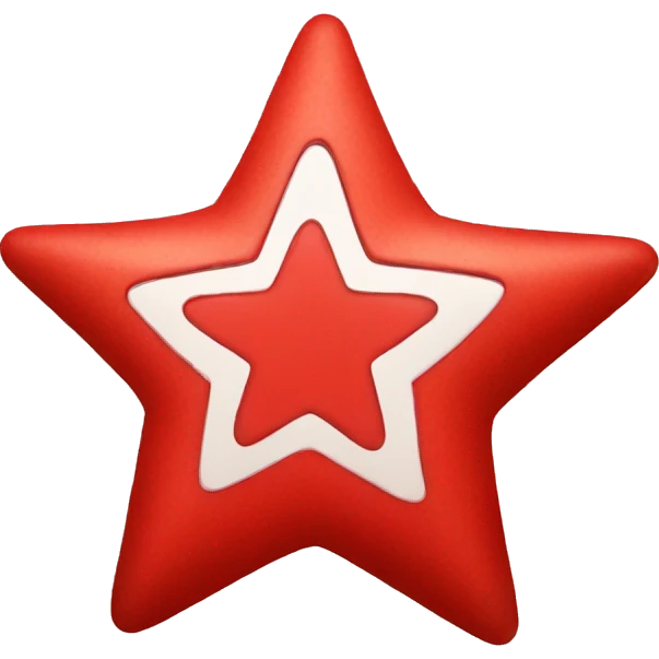 RED STAR emoji
