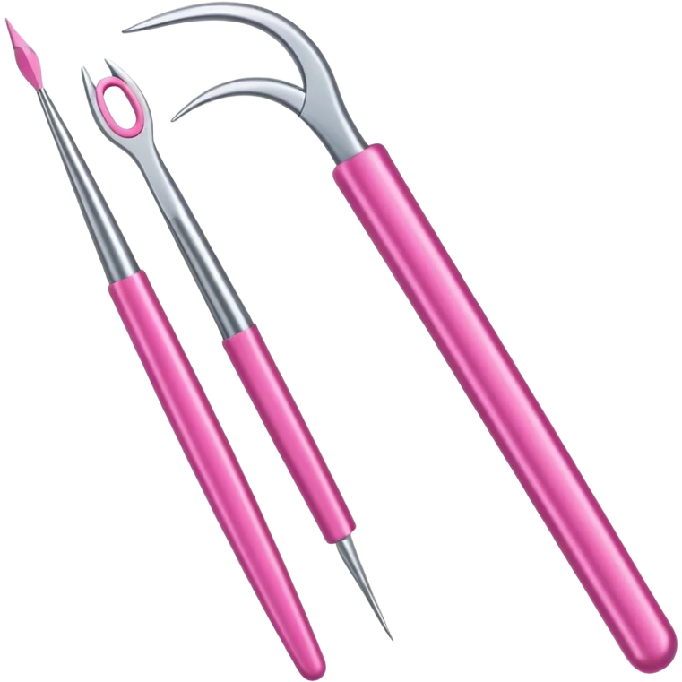 Pinzas de lashista rosadas con aspecto de emoji de apple emoji