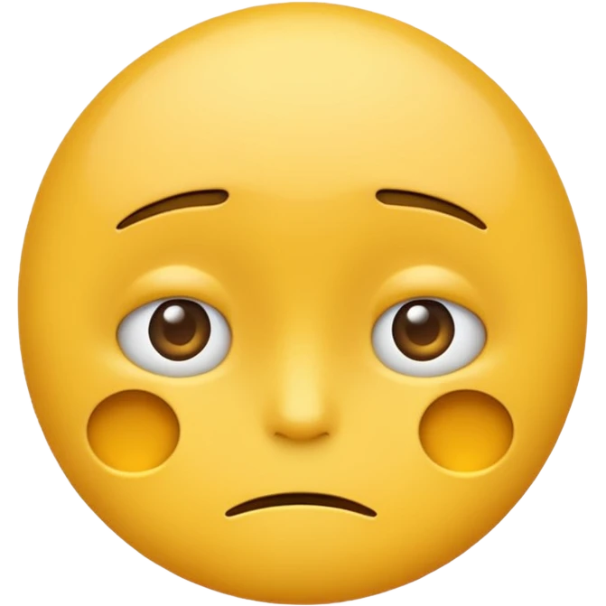 A BORED EMOJI emoji