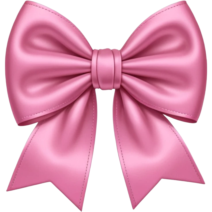 Pink bow emoji