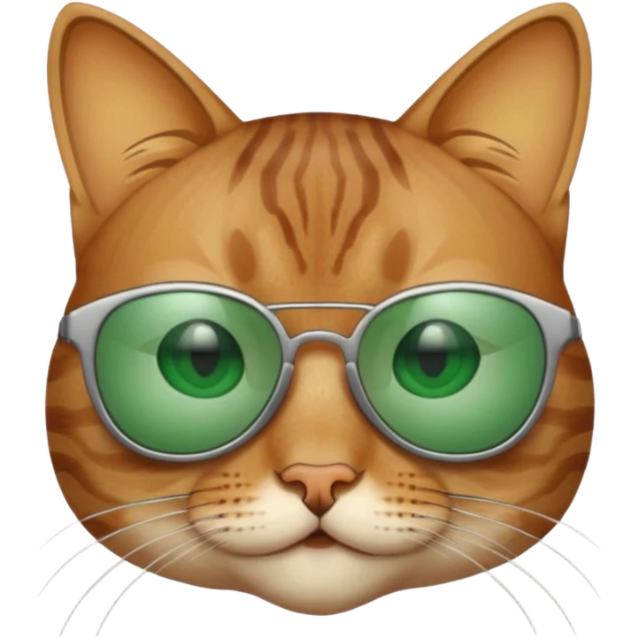 Cat wearing sunglasses emoji