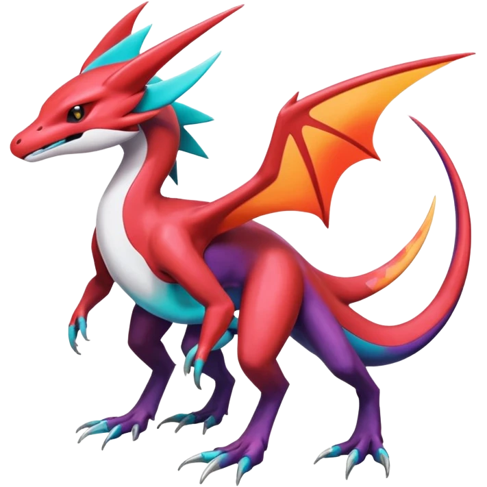 Shiny Glossy Oily Latias-Noivern-Salandit-Fusion (full body) emoji